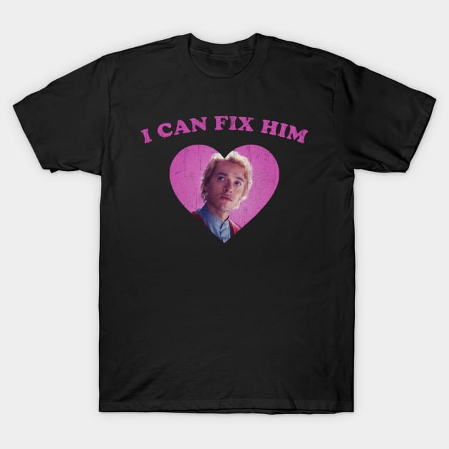 I Can Fix Him Vintage Style T-Shirt by Ilustra Zee Art